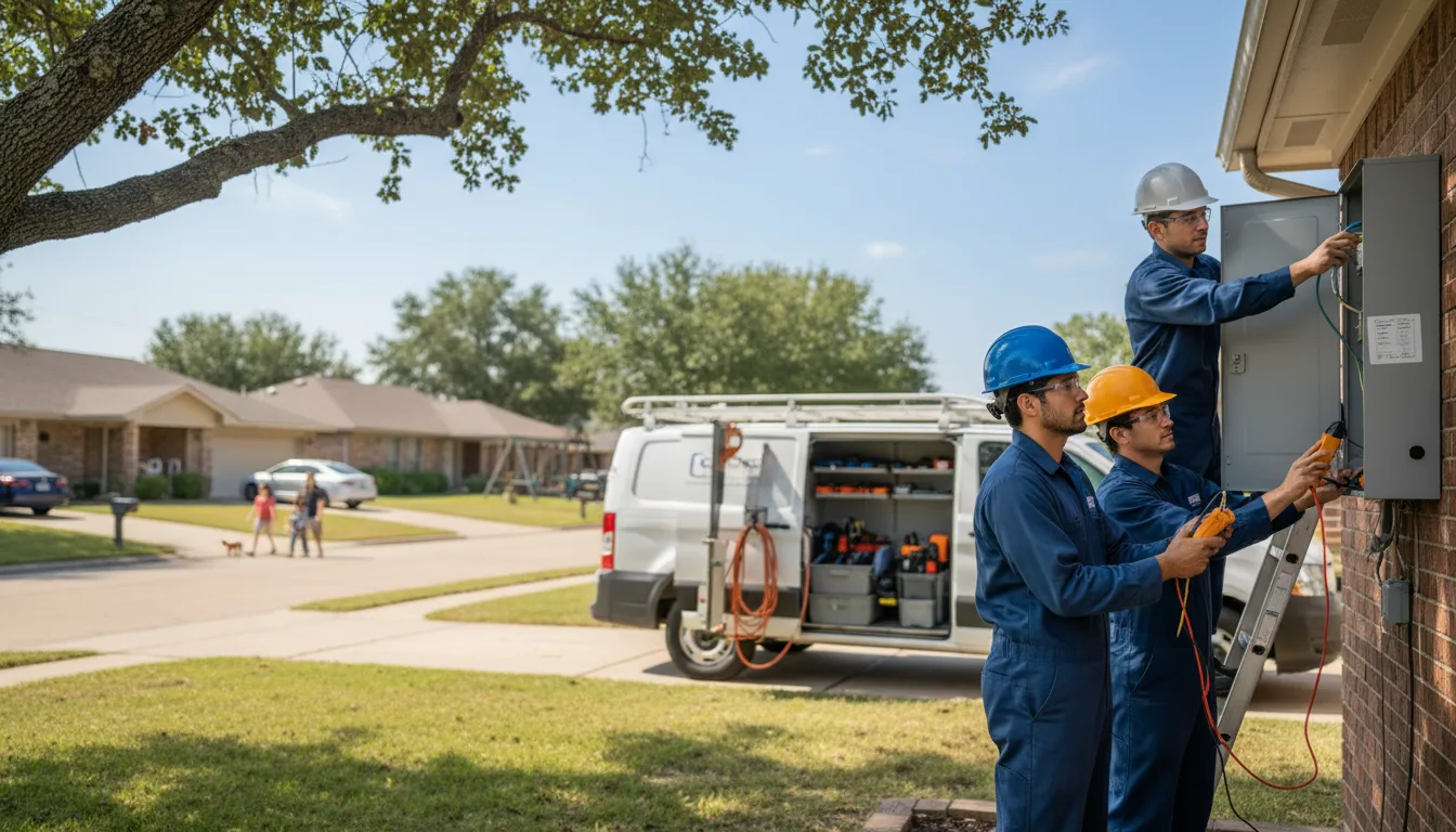 Certified electrician providing emergency electrical services in Thelma, KY